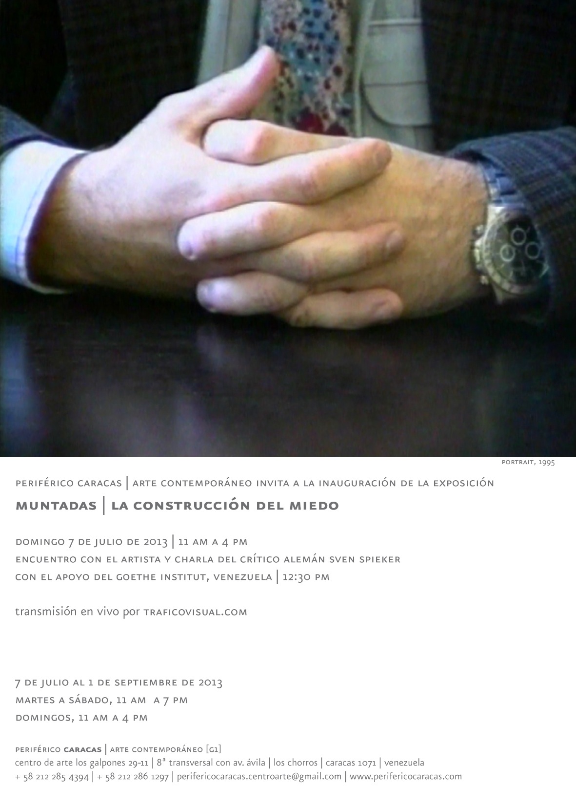 Muntadas | La Construcción del Miedo inaugura en Periférico Caracas / Arte Contemporáneo