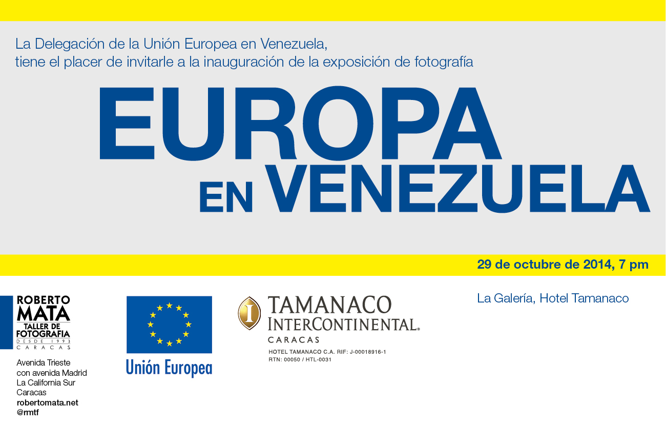 “Europa en Venezuela” Exposición del Primer Concurso Nacional de Fotografía