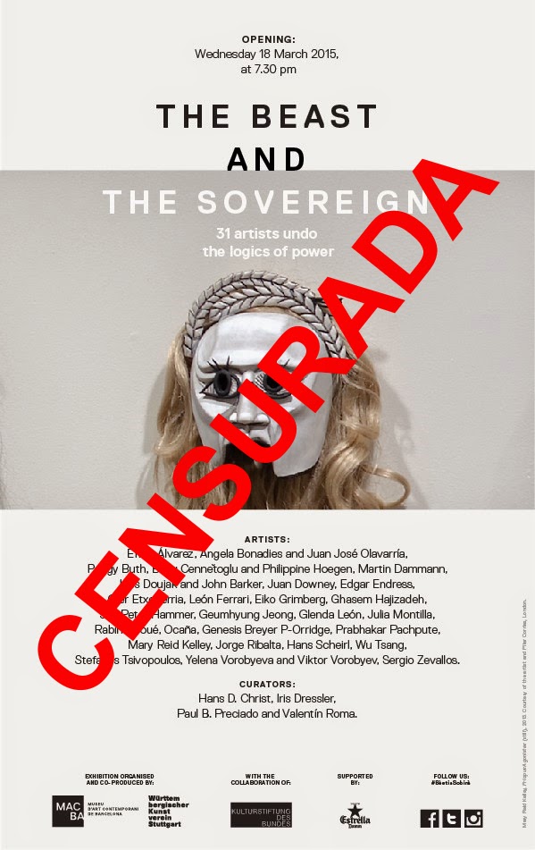 Declaración de los artistas ante el cierre de la exposición La bestia y el soberano en el MACBA