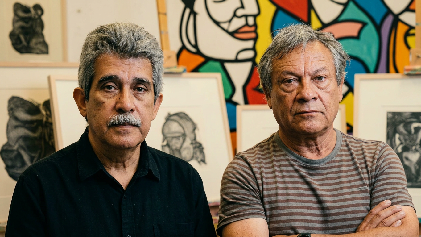 Juan Heinsohn Huala y Jorge “Kata” Núñez. Artistas chilenos en Rotterdam